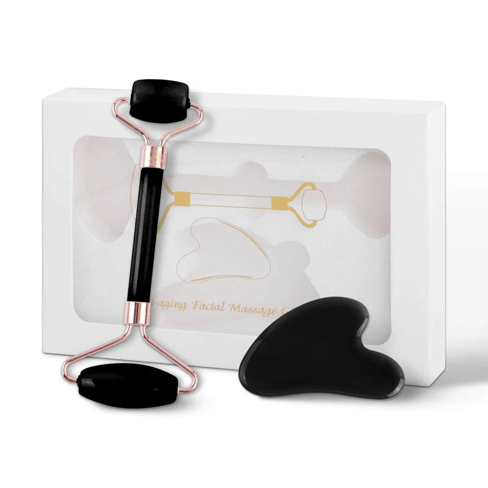 Rouleau de Massage Facial Anti-Gonflement — Rituel Lifting Express 2 en 1