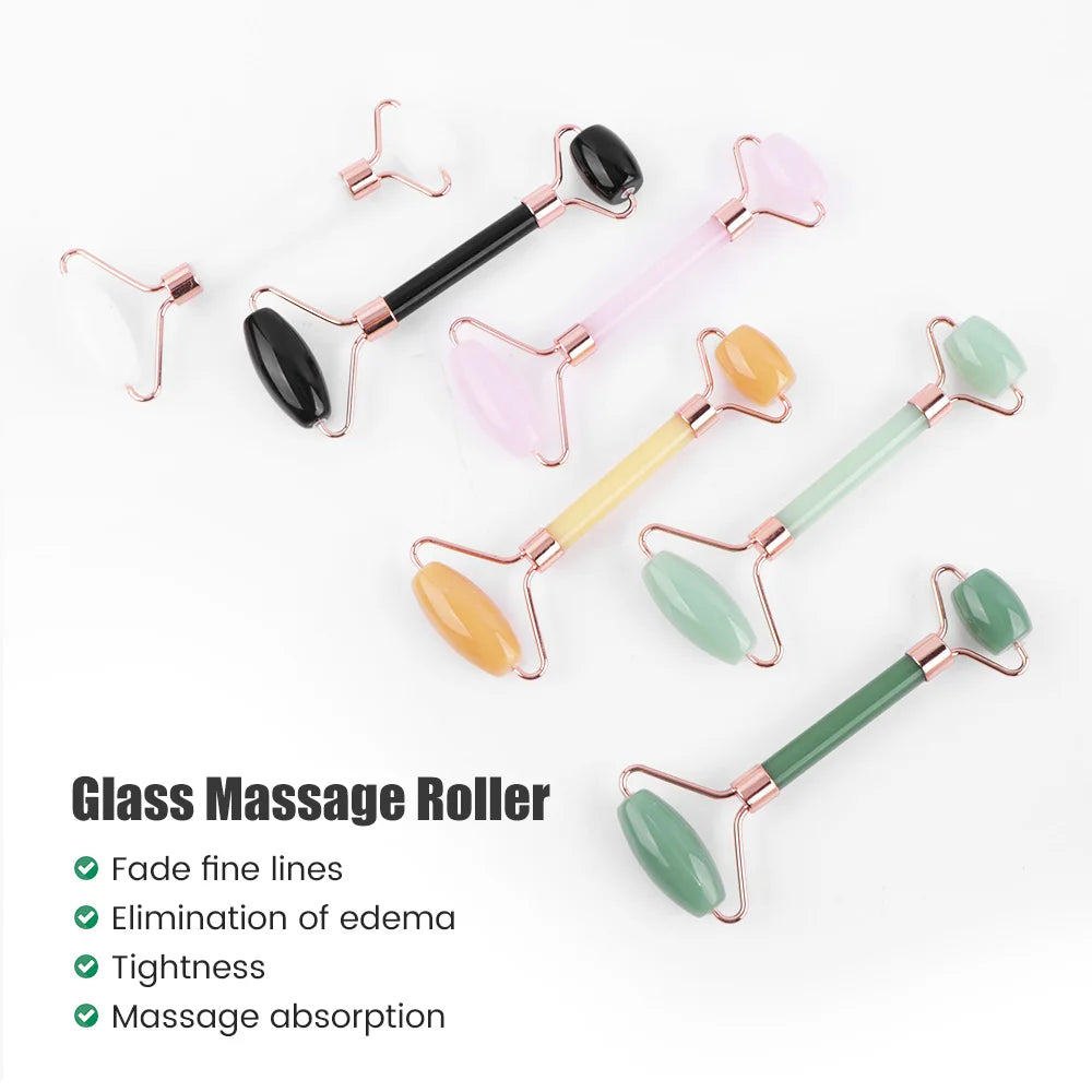 Rouleau de Massage Facial Anti-Gonflement — Rituel Lifting Express 2 en 1